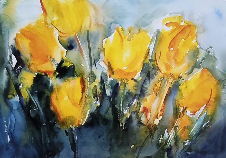 watercolor by Kathryn Flanagan